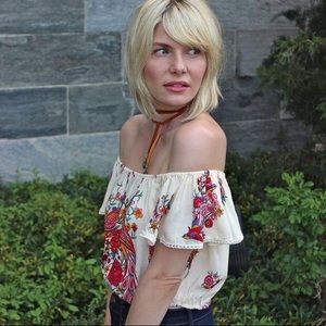 🌿Spell & the Gypsy Cropped Off the Shoulder Top